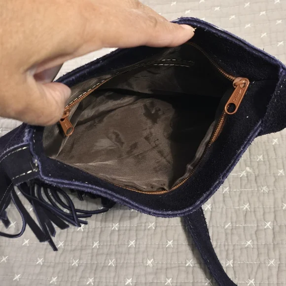 Syede Fringe Boho Crossbody Bag - Multicolor - Picture 6 of 12